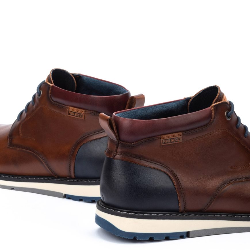 Men's Pikolinos BERNA Ankle Boots Brown | NZ R7095AQ